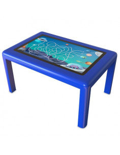 TAVOLO INTERATTIVO MULTIMEDIALE TOUCH ATLANTIS 49" E77-ID49A2L - OCTA CORE + 4/64GB - ANDROID 13 + DOPPIO SET DI GAMBE 52cm e 76