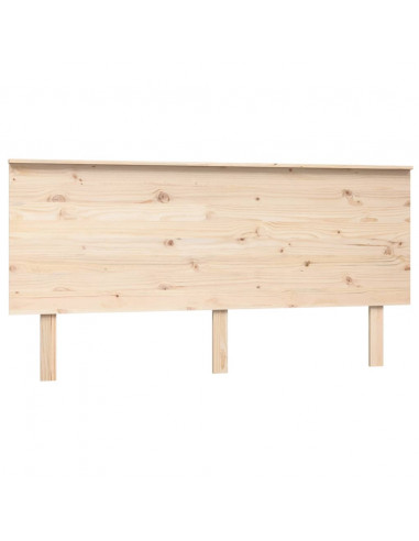 Testiera per Letto 164x6x82,5 cm Legno Massello di Pino