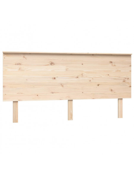 Testiera per Letto 164x6x82,5 cm Legno Massello di Pino