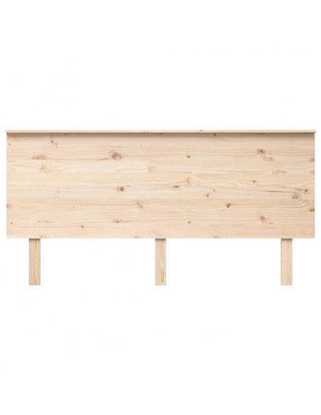 Testiera per Letto 164x6x82,5 cm Legno Massello di Pino