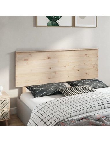 Testiera per Letto 164x6x82,5 cm Legno Massello di Pino