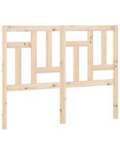 Testiera per Letto 165,5x4x100 cm in Legno Massello di Pino 2