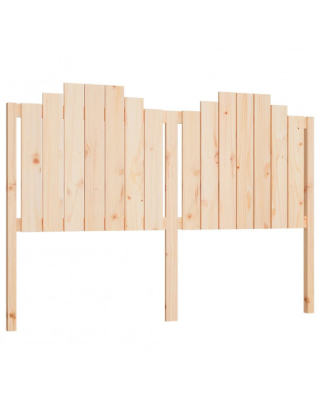 Testiera per Letto 166x4x110 cm in Legno Massello di Pino