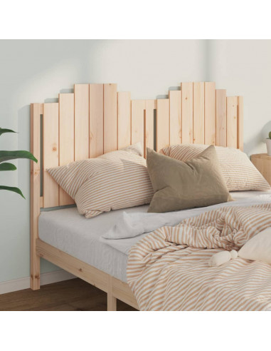 Testiera per Letto 166x4x110 cm in Legno Massello di Pino