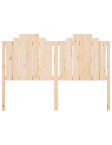 Testiera per Letto 166x4x110 cm in Legno Massello di Pino