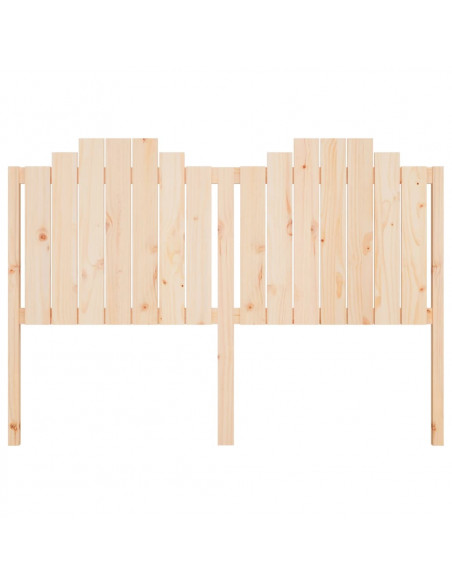 Testiera per Letto 166x4x110 cm in Legno Massello di Pino