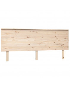 Testiera per Letto 184x6x82,5 cm Legno Massello di Pino 2