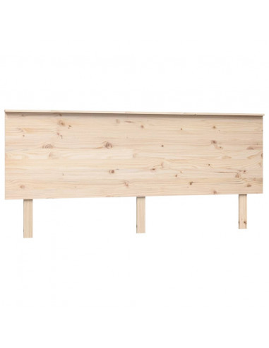 Testiera per Letto 184x6x82,5 cm Legno Massello di Pino