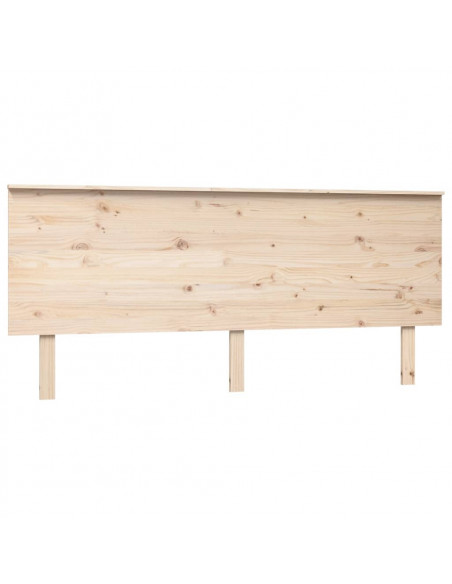 Testiera per Letto 184x6x82,5 cm Legno Massello di Pino