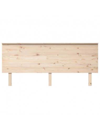 Testiera per Letto 184x6x82,5 cm Legno Massello di Pino