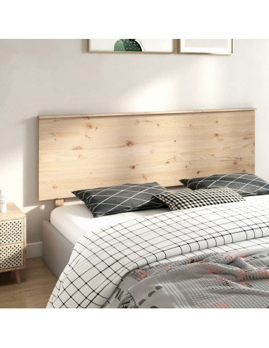 Testiera per Letto 184x6x82,5 cm Legno Massello di Pino