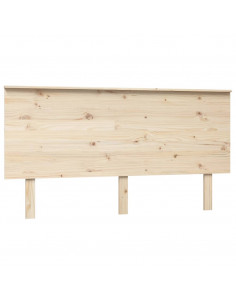 Testiera per Letto 154x6x82,5 cm Legno Massello di Pino 2