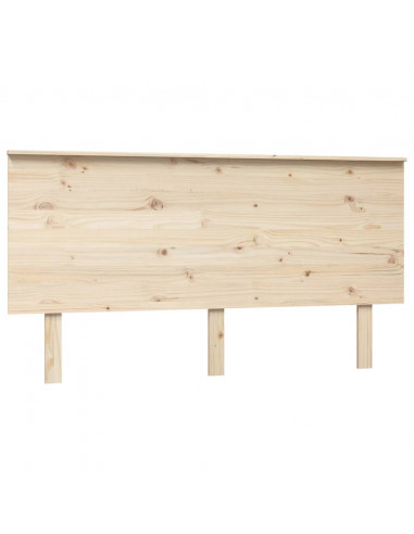 Testiera per Letto 154x6x82,5 cm Legno Massello di Pino