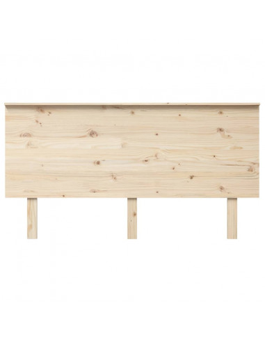 Testiera per Letto 154x6x82,5 cm Legno Massello di Pino