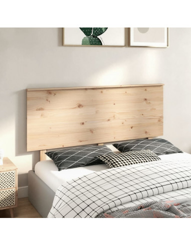 Testiera per Letto 154x6x82,5 cm Legno Massello di Pino