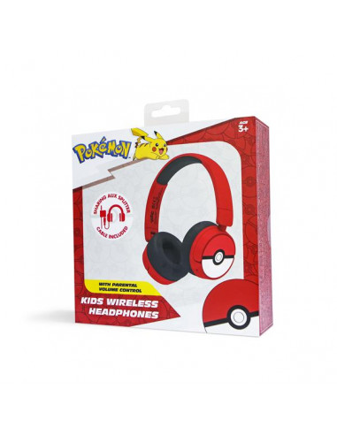 POKEMON POKEBALL KIDS BT HEADPHONES