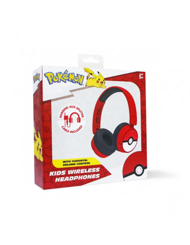 POKEMON POKEBALL KIDS BT HEADPHONES