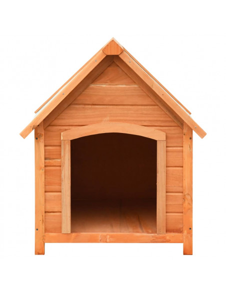 Cuccia per Cani in Legno Massello di Pino e Abete 72x85x82 cm