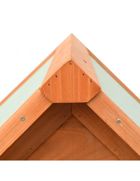 Cuccia per Cani in Legno Massello di Pino e Abete 72x85x82 cm