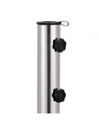 Base per Parasole in Granito 30 kg Quadrata Nera