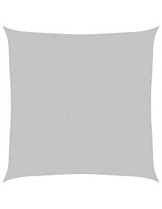 Vela Parasole Grigio Chiaro 2x2 m 100% Poliestere Oxford