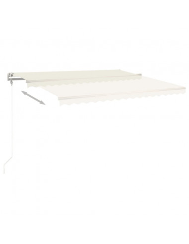 Tenda da Sole Retrattile Automatica 450x350 cm Crema