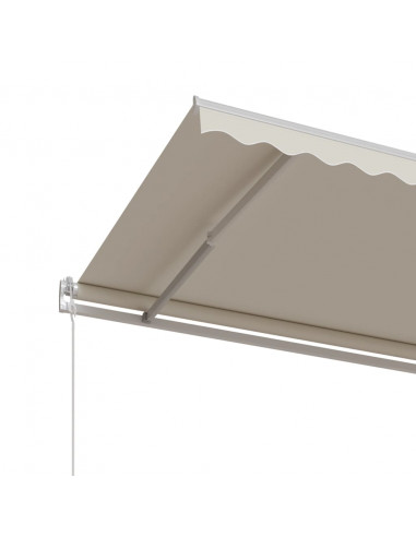 Tenda da Sole Retrattile Automatica 450x350 cm Crema