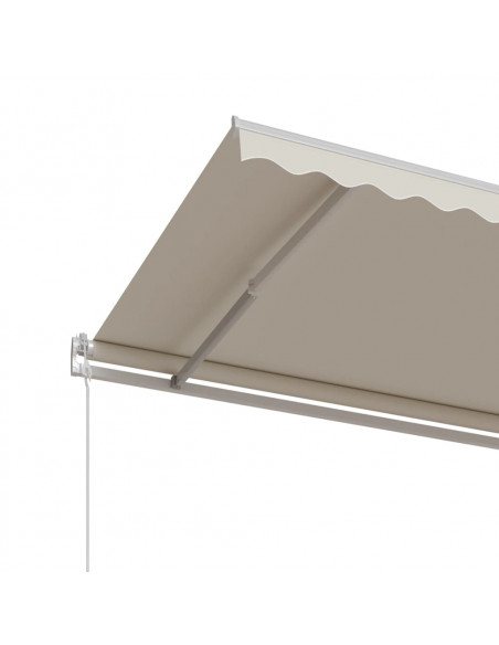 Tenda da Sole Retrattile Automatica 450x350 cm Crema
