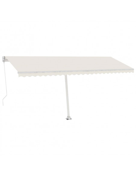 Tenda da Sole Manuale Autoportante 500x300 cm Crema