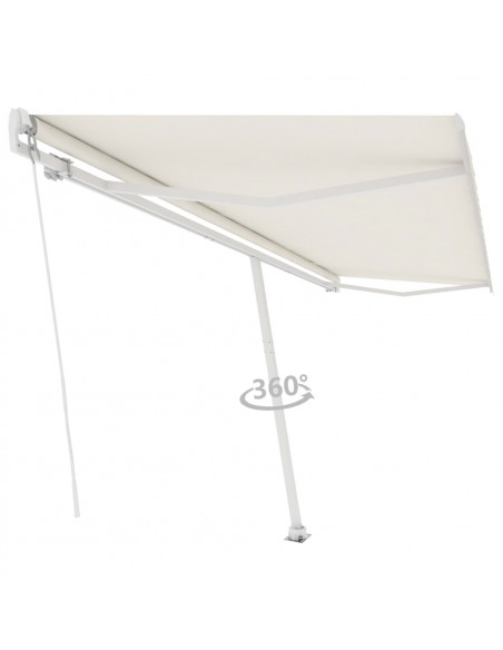 Tenda da Sole Manuale Autoportante 500x300 cm Crema