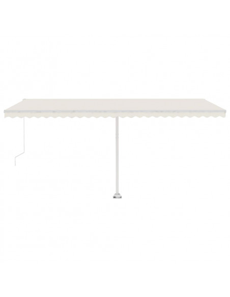 Tenda da Sole Manuale Autoportante 500x300 cm Crema