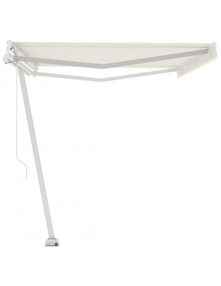 Tenda da Sole Manuale Autoportante 500x300 cm Crema