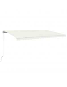 Tenda da Sole Retrattile Manuale 500x350 cm Crema