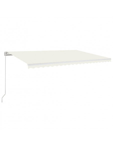 Tenda da Sole Retrattile Manuale 500x350 cm Crema
