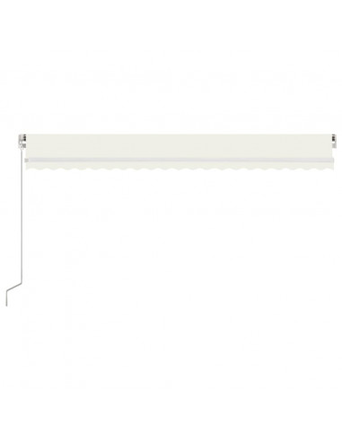 Tenda da Sole Retrattile Manuale 500x350 cm Crema