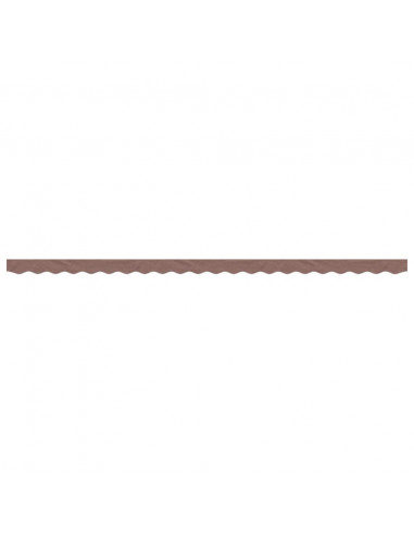 Tessuto di Ricambio per Mantovana da Tenda Strisce Marroni 5 m