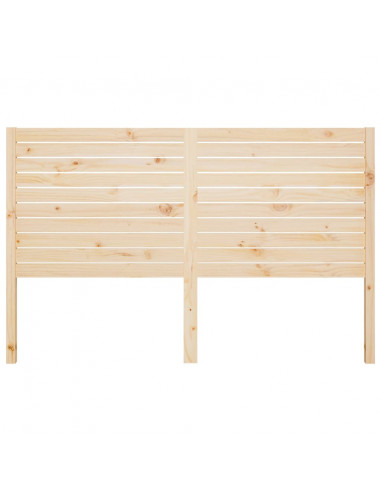 Testiera per Letto 141x4x100 cm in Legno Massello di Pino