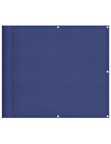 Paravento da Balcone Blu 90x1000 cm 100% Poliestere Oxford