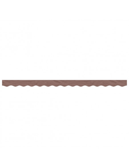 Tessuto di Ricambio per Mantovana da Tenda Strisce Marroni 3,5m