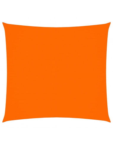 Parasole a Vela in Tela Oxford Quadrata 6x6 m Arancione