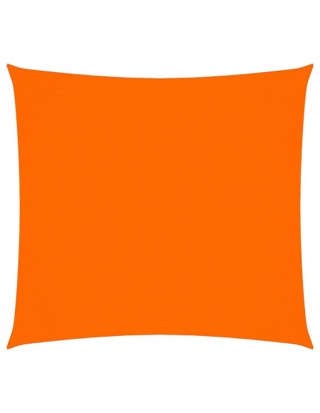 Parasole a Vela in Tela Oxford Quadrata 6x6 m Arancione