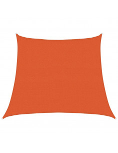 Vela Parasole 160 g/m² Trapezio Arancione 3/4x3 m in HDPE 2