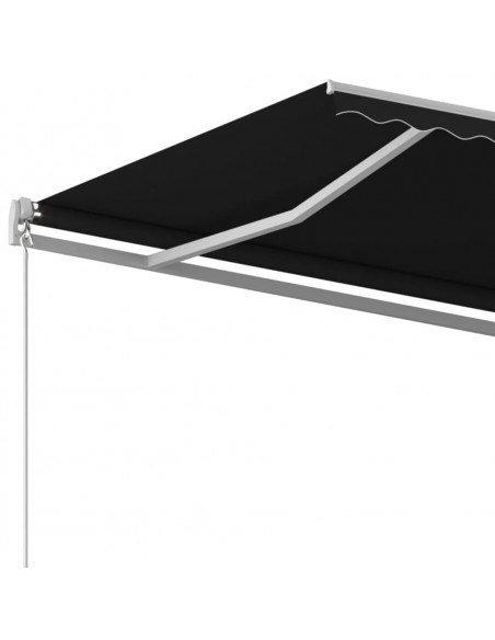 Tenda da Sole Retrattile Manuale 400x350 cm Antracite