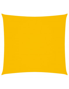 Parasole a Vela in Tela Oxford Quadrata 6x6 m Giallo 2
