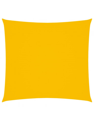 Parasole a Vela in Tela Oxford Quadrata 6x6 m Giallo