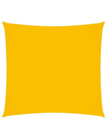 Parasole a Vela in Tela Oxford Quadrata 6x6 m Giallo