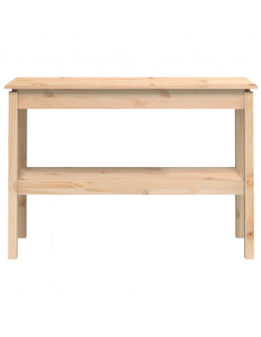 Tavolo Consolle 110x40x75 cm in Legno Massello di Pino
