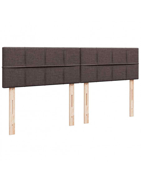 Struttura Letto Pouf con Materasso 160x200 cm in Tessuto