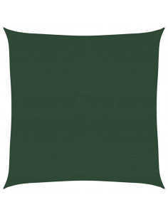 Vela Parasole 160 g/m² Verde Scuro 7x7 m in HDPE 2