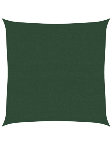 Vela Parasole 160 g/m² Verde Scuro 7x7 m in HDPE